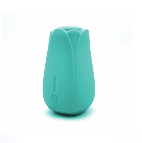 Tulip Pro 15-Function Suction Vibe With Wireless Charging - Teal Blue  4