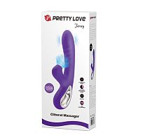 Pretty Love Jersey Sucking and Vibrating Rabbit - Purple