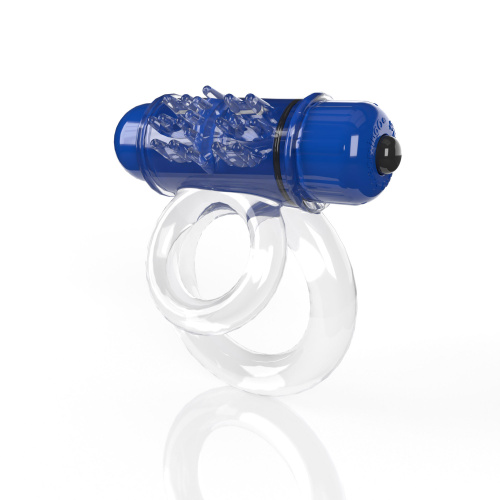 Screaming O 4b - Double O Super Powered Vibrating  Double Ring - Blueberry  3