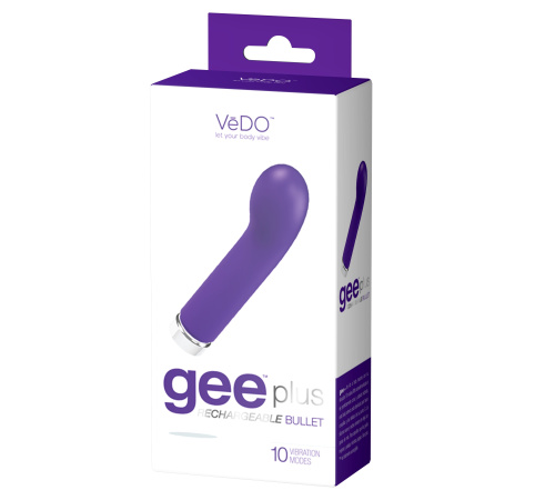 Gee Plus Rechargeable Mini Vibe - Into You Indigo  2