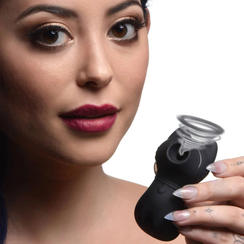 Sucky Kitty 7x Clitoral Stimulator - Black  5