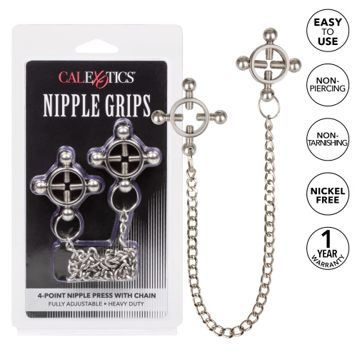 Nipple Grips 4-Point Nipple Press With Chain  4