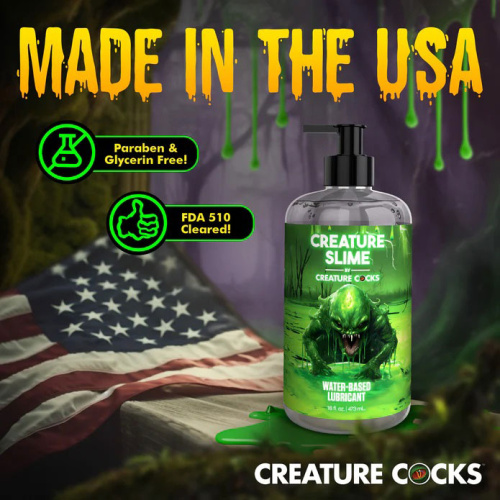 Creature Slime Water Based Lubricant 16oz  4