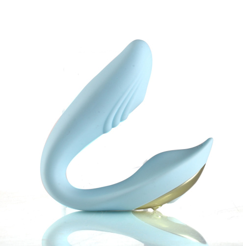 Harmonie Rechargeable Remote Silicone Bendable  Vibrator - Teal  2