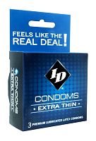 ID Extra Thin Condoms - 3 Pack