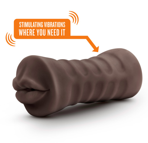 Enlust - Krystal - Vibrating Stroker - Brown  4