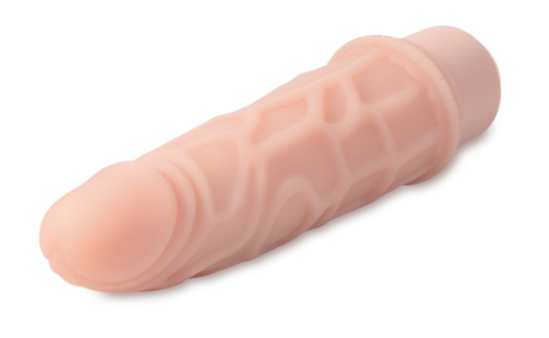 Dr. Skin Silicone - Dr. Robert - 7 Inch Vibrating  Dildo -Beige  4