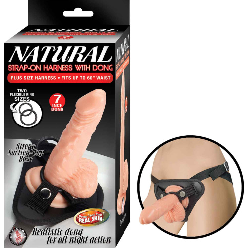 Natural Strap-on Harness With Dong - Light  4