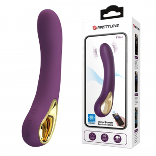 Ethan Global App Control Vibrator - Purple  2