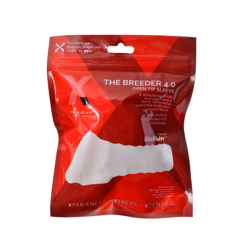 The Xplay Breeder 4.0 - Open Tip Sleeve - Clear  3
