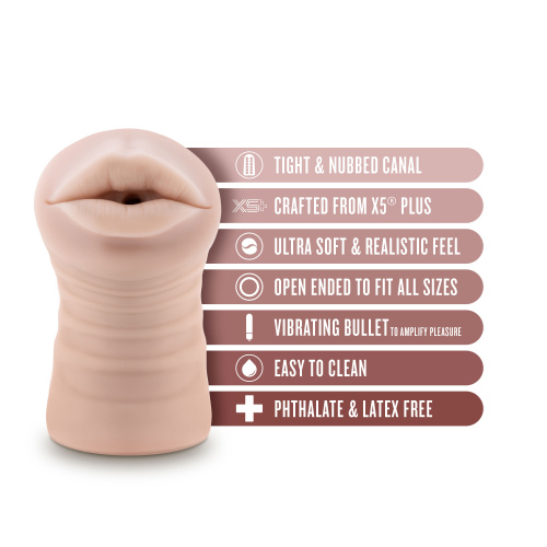 Enlust - Nicole - Vibrating Stroker - Beige  5
