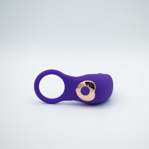 The Cock Hopper Cock Ring and Bullet Vibrator - Purple  5