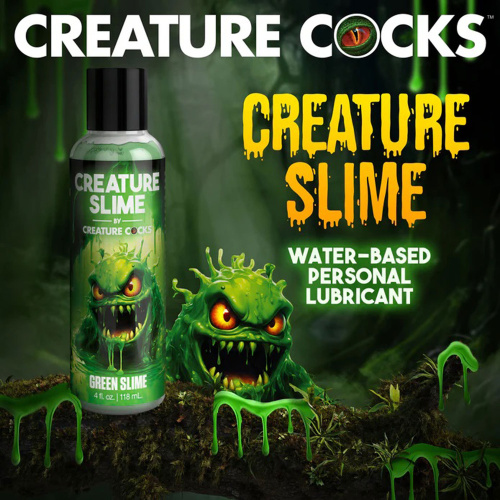 4oz Creature Slime Green Slime Water-Based - Lubricant  5