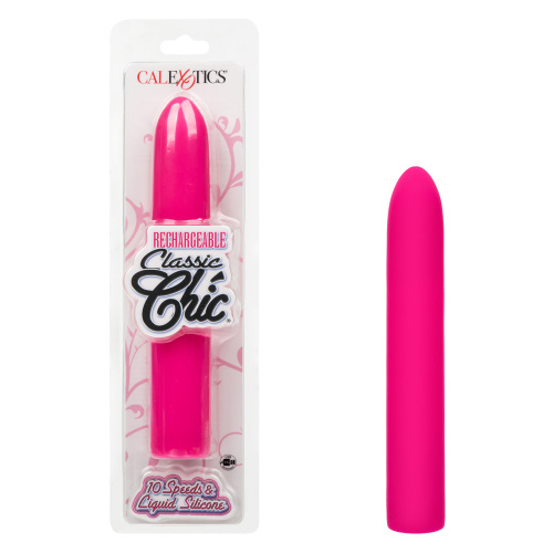 Rechargeable Classic Chic  Standard Vibrator - Pink  4