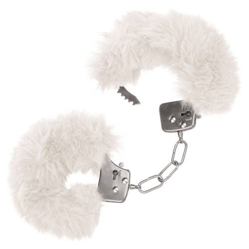 Ultra Fluffy Furry Cuffs - White  5