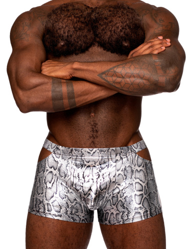 s'naked Pouch Short - Medium - Silver/black  2