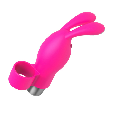 The 9's Flirt Bunny Finger Vibrator - Pink  4