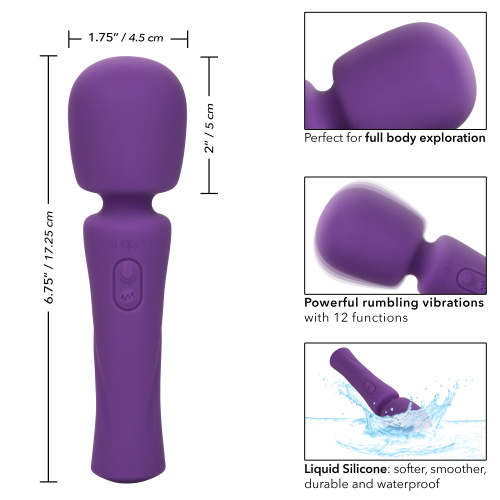 Stella Liquid Silicone Massager - Purple  4