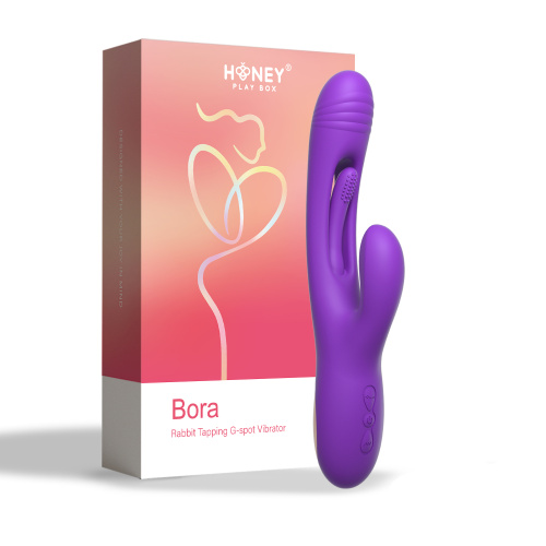 Bora - Rabbit Tapping G-Spot Vibrator - Purple  4