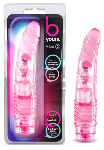 B Yours Cock Vibe #2 - Pink  3