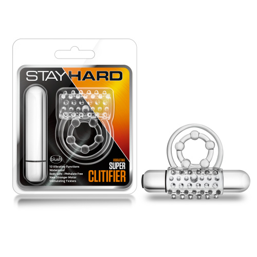 Stay Hard - Vibrating Super Clitifier - Clear  3