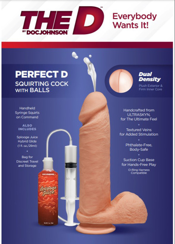 The D - Perfect D - Squirting 7 Inch With Balls  2