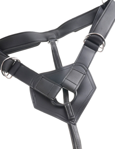 King Cock Strap-on Harness With 8 Inch Cock - Tan  4