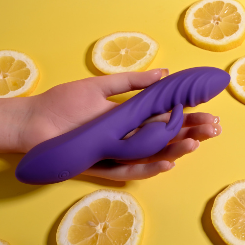 Wavy Rabbit Purple  3