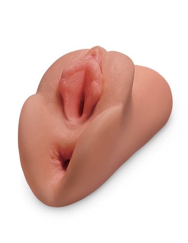 Perfect Pussy Double Stroker - Tan  4