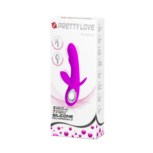Pretty Love Humphrey Bendable Front and Back  Rabbit - Fuchsia  5