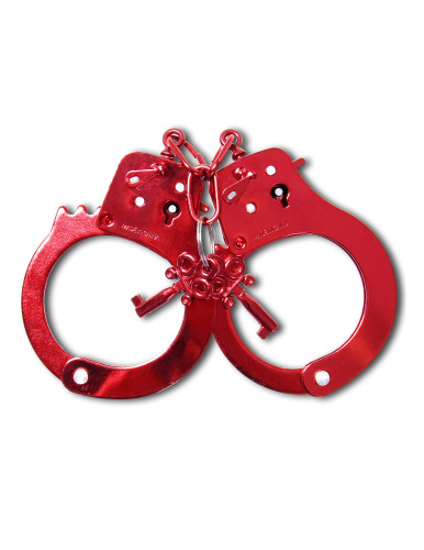 Fetish Fantasy Series Anodized Cuffs - Red  2
