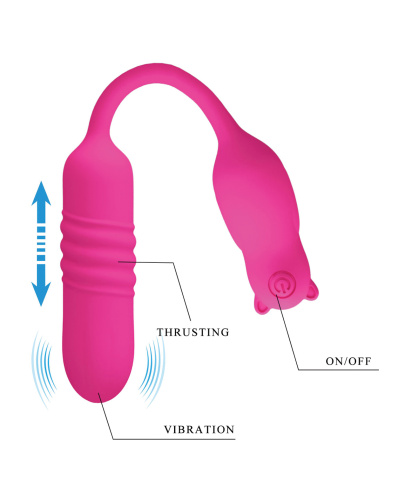 Pretty Love Nobikuma Thrusting Egg - Fuchsia  4
