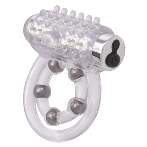 Maximus Enhancement Ring 5 Stroker Beads Rechargeable Clear  2