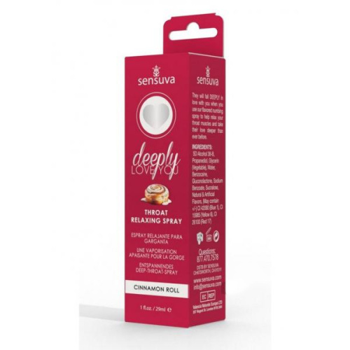 Deeply Love You Throat Relaxing Spray - Cinnamon  Roll - 1 Fl. Oz.  2