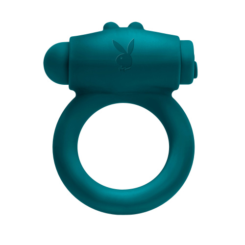 Playboy Pleasure - Bunny Buzzer - Cock Ring - Deep Teal  3