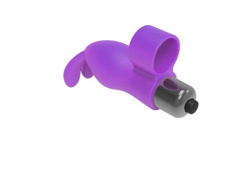 The 9's Flirt Finger Bunny Finger Vibrator - Purple  4