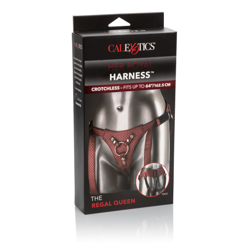 Her Royal Harness the Regal Queen - Red  2