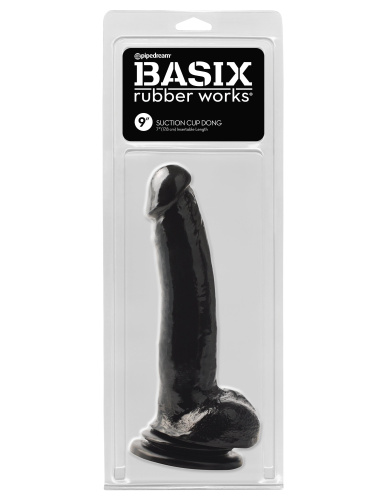 Basix Rubber Works 9 Inch Suction Cup Thicky - Black  2