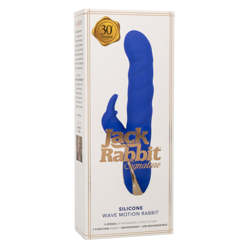 Jack Rabbit Signature Silicone Wave Motion Rabbit  - Blue  2
