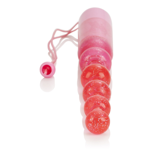 Vibrating Pleasure Beads - Pink  4