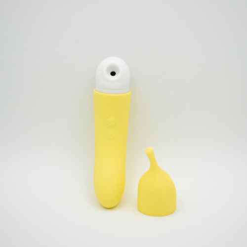 Banana Cream Air Pulse and G-Spot Vibrator - Yellow  4