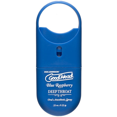 Goodhead - Deep Throat Spray to-Go - Blue  Raspberry - .33 Oz.  3