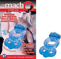 The Macho Double Ring - Blue