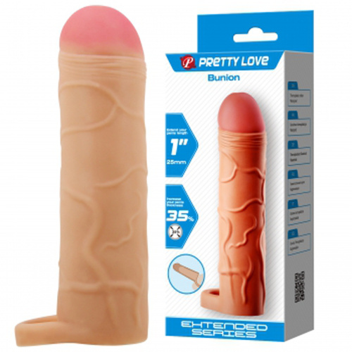 Bunion Extended Penis Sleeve - Light  2