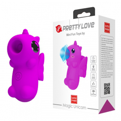 Magic Unicorn Finger Vibrator - Purple  2