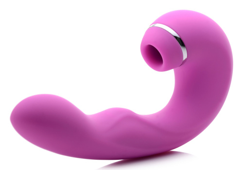 Shegasm 5 Star 10x Tapping G-Spot Vibe With Suction - Pink  4