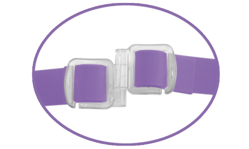 Fetish Fantasy Elite Vibrating Double Delight Strap-on - Purple  4