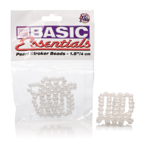 Basic Essentials Pearl Stroker Beads - Small  4