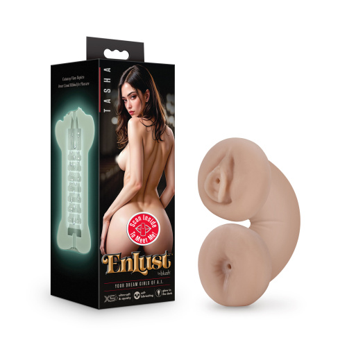 Enlust - Tasha - Soft and Wet Glow in the Dark  Stroker - Beige  4