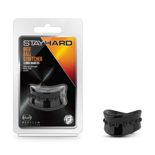 Stay Hard - Beef Ball Stretcher - 1.5 Inch  Diameter - Black  2